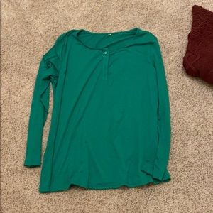 Green long sleeve shirt